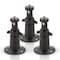 Wasserstein Camera Metal Wall Mount, Adjustable, Indoor/Outdoor, Black, 3PK MetalMountBlack3USA - alternate 1